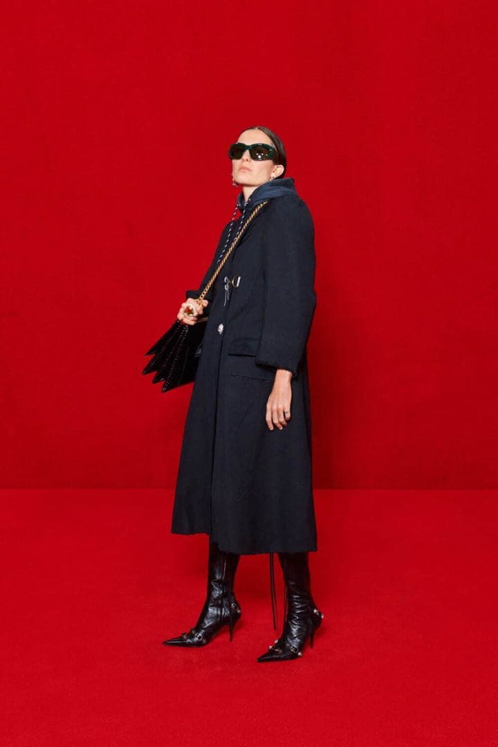BALENCIAGA フード付きテーラードジャケット