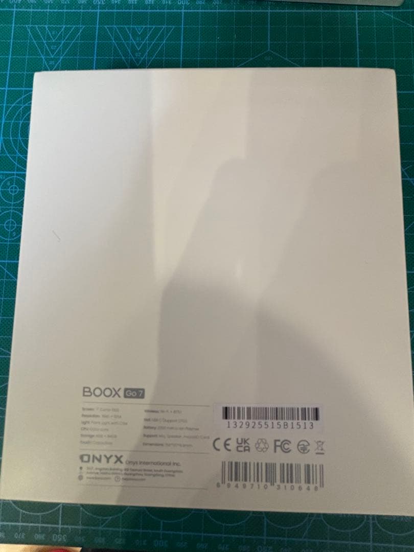 BOOX Go7 Android 電子書籍リーダー モノクロパネル ホワイト