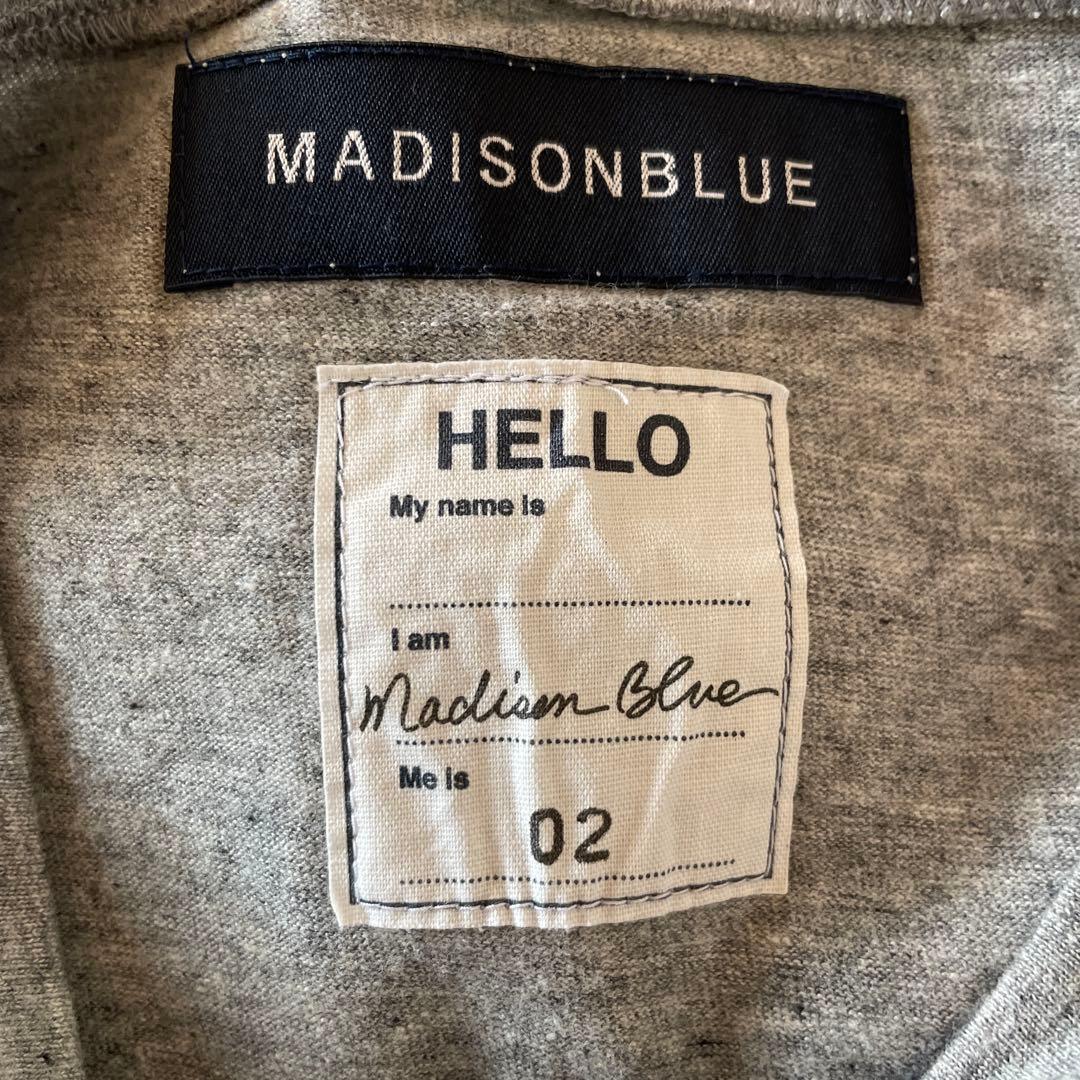 MADISON BLUE hello tシャツ　グレー　メンズ　M 未使用
