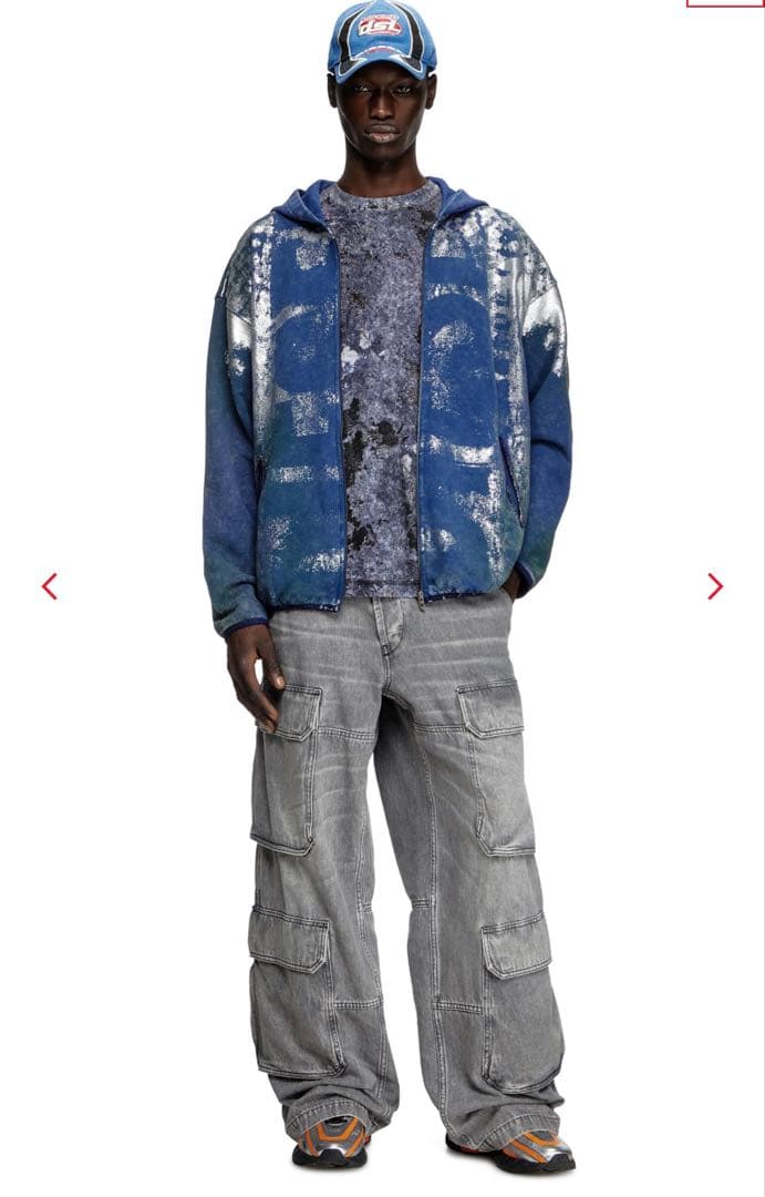 Diesel ジップアップスウェット S-LOXTY-ZIP