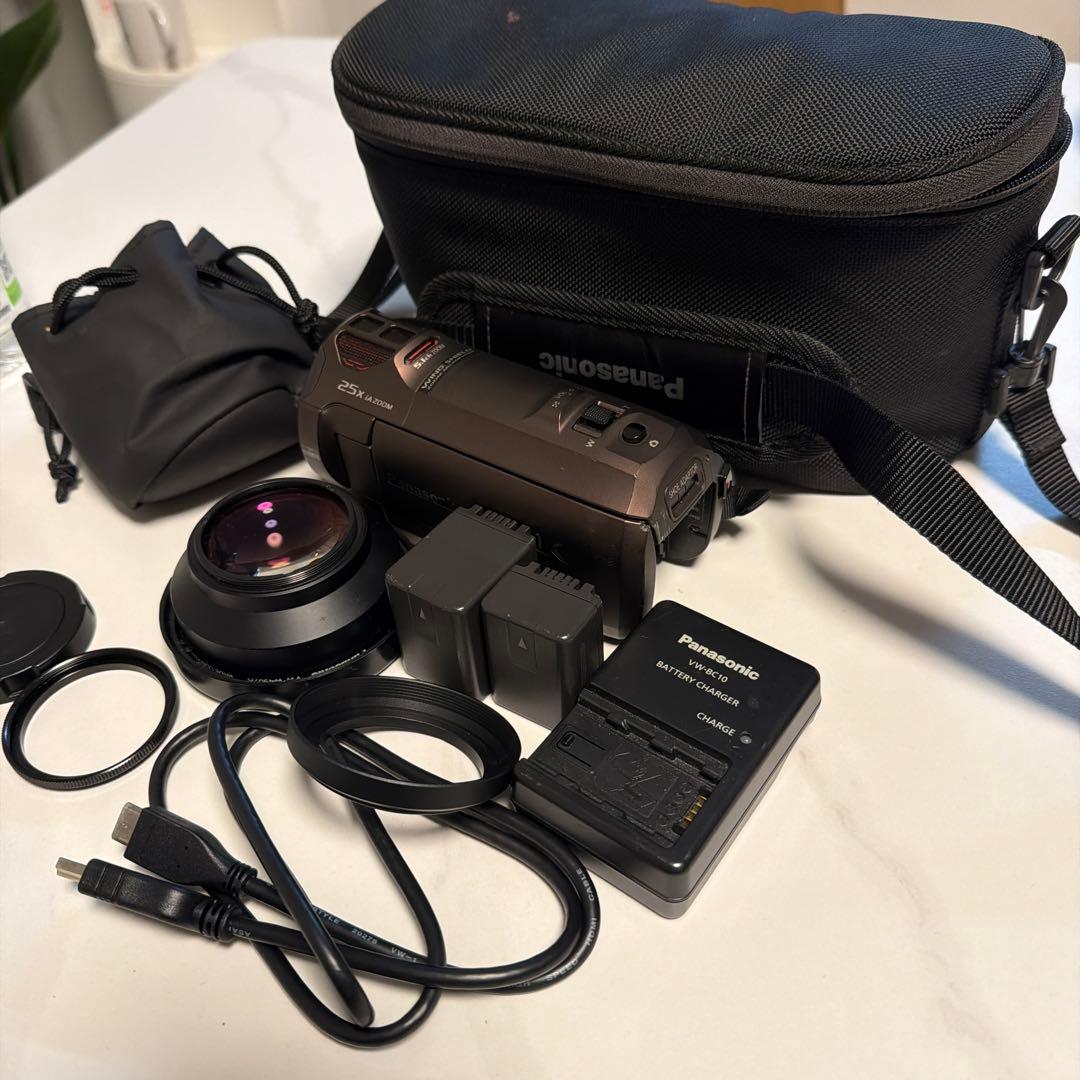 ⭐︎スロープ様⭐︎Panasonic HC-VX992M 4Kビデオカメラ広角レンズ