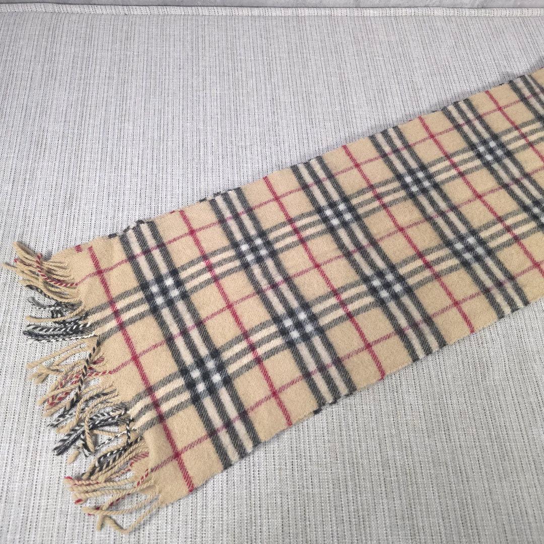 BURBERRY　バーバリー　ノバチェック　カシミヤ　マフラー　100％
