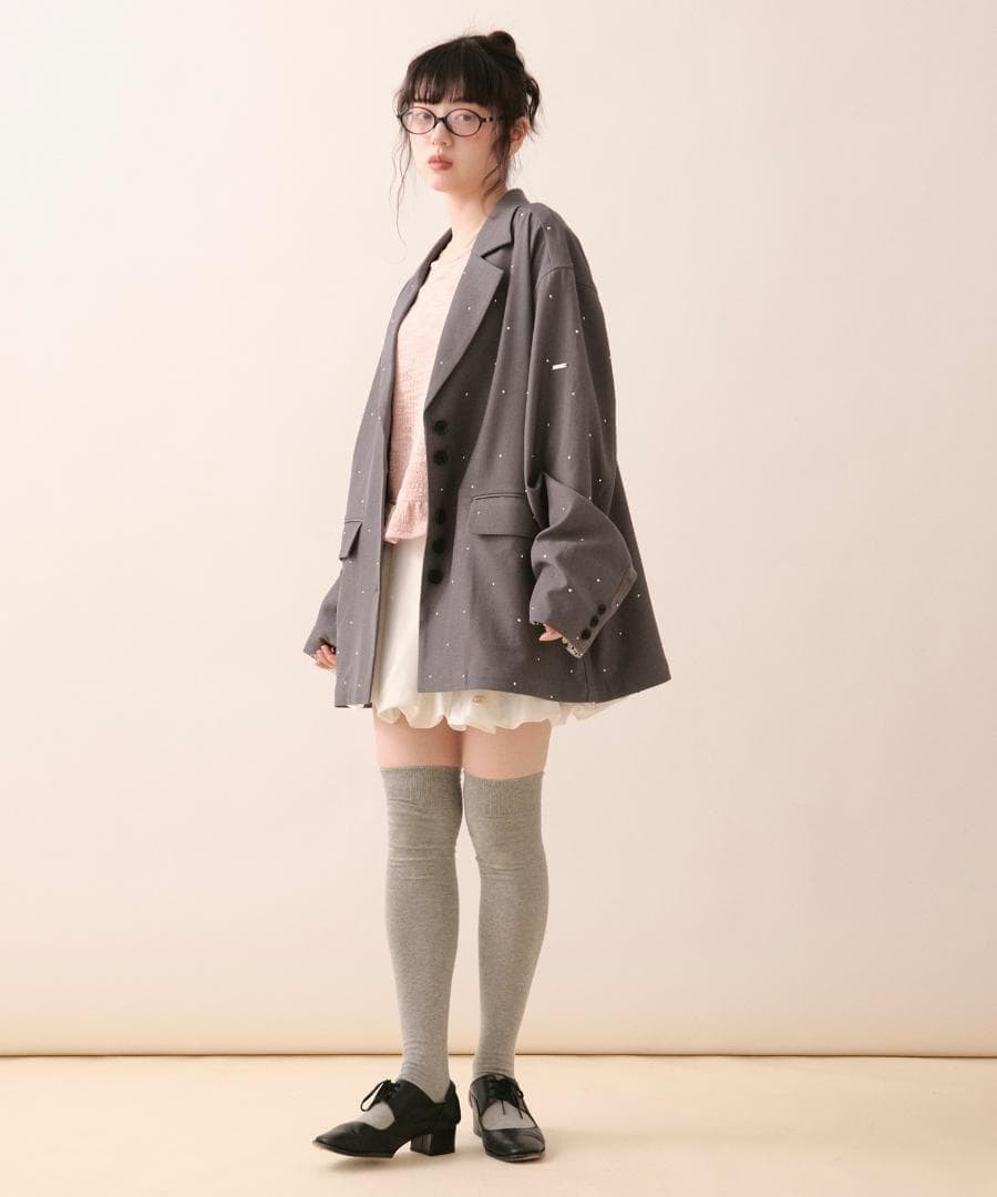 新品 loin nuit nuance button lace jacket