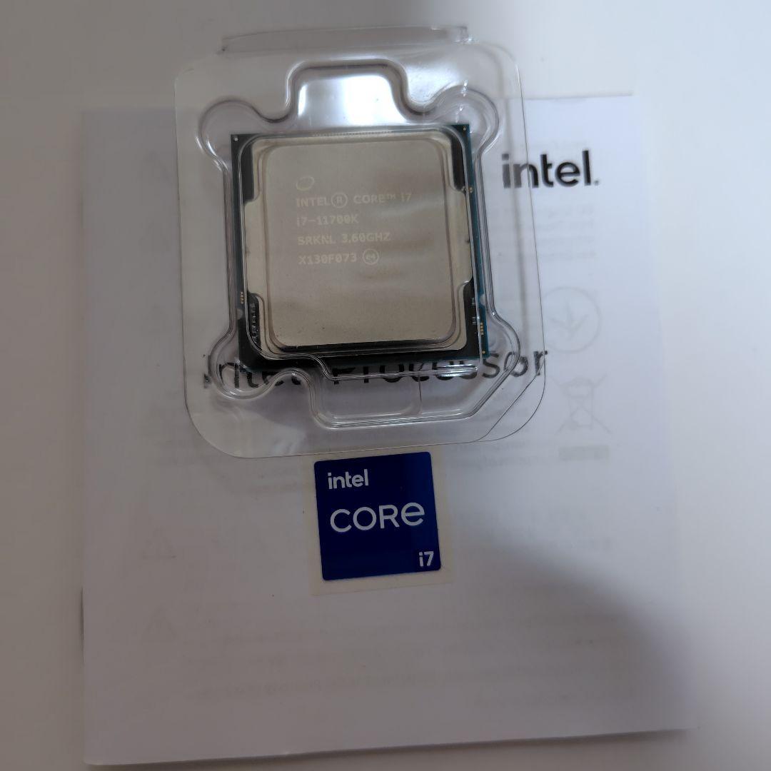 intel core i7 11700K　LGA1200