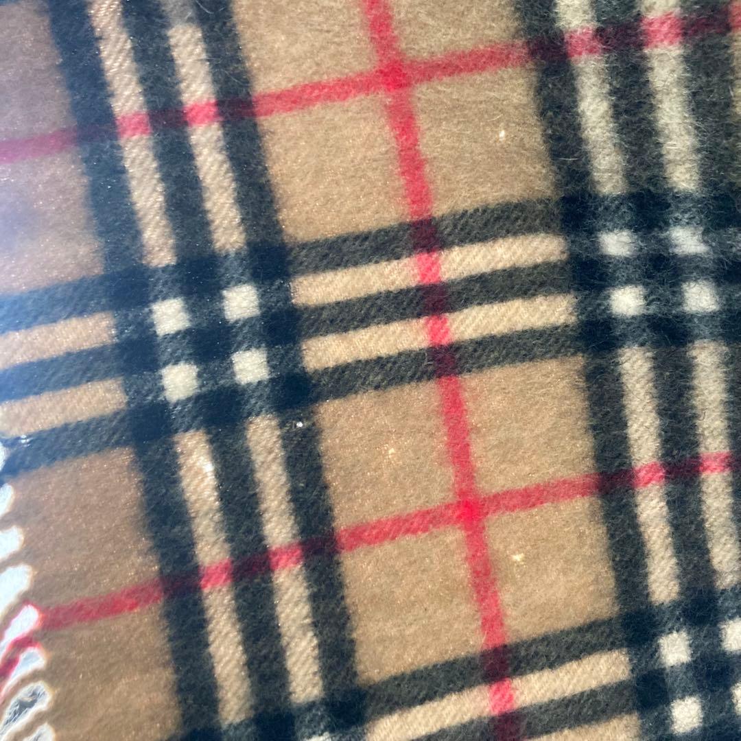 Burberry カシミア100% マフラー ノバチェック ベージュ