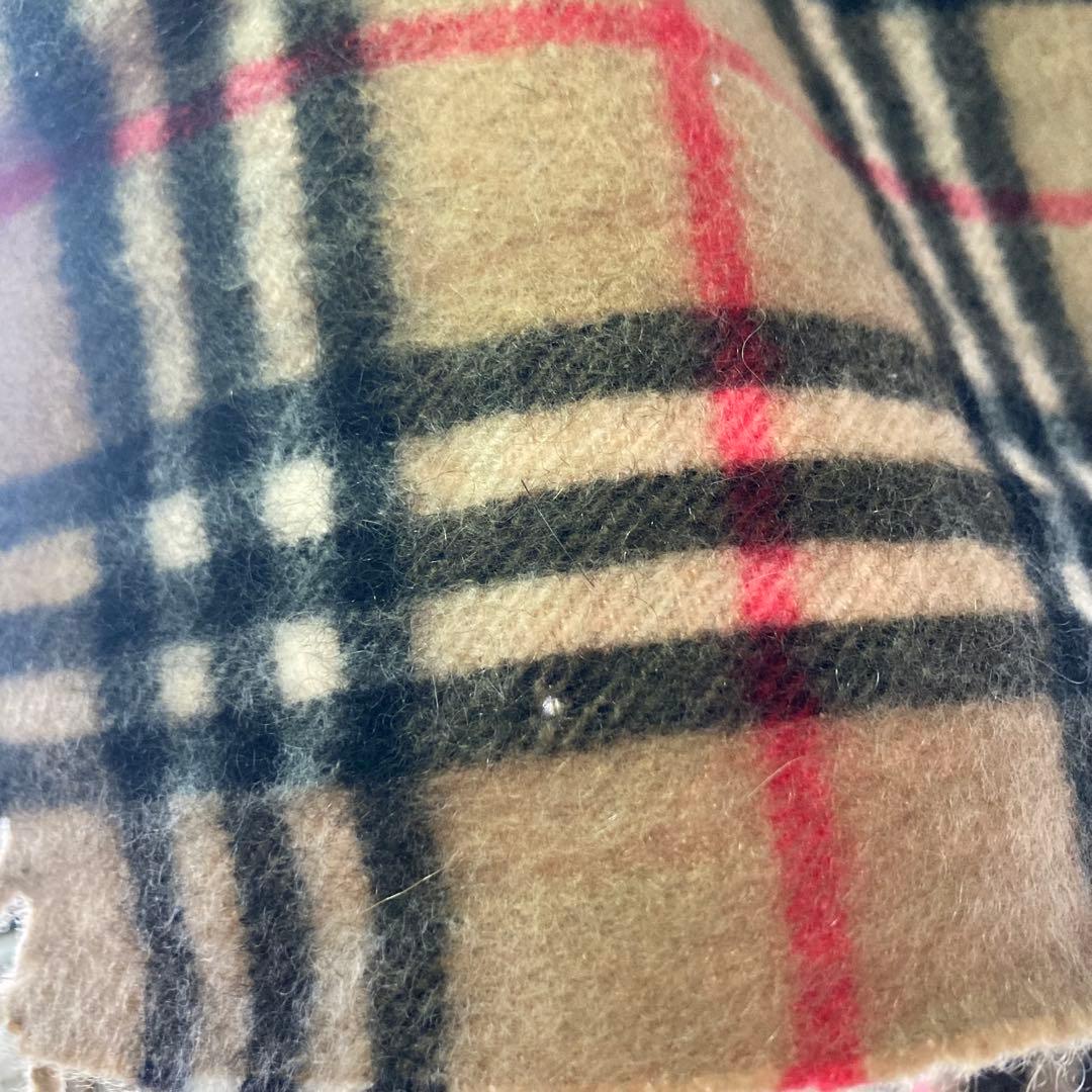 Burberry カシミア100% マフラー ノバチェック ベージュ
