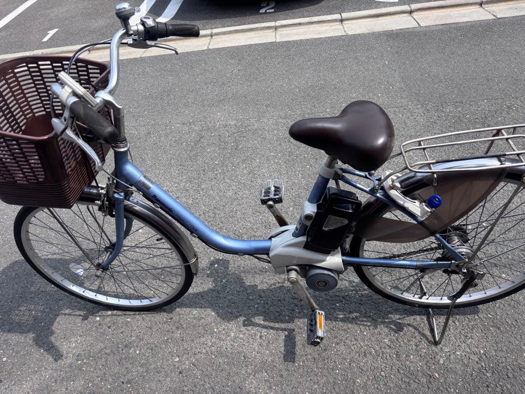 パナソニック 電動アシスト自転車 青