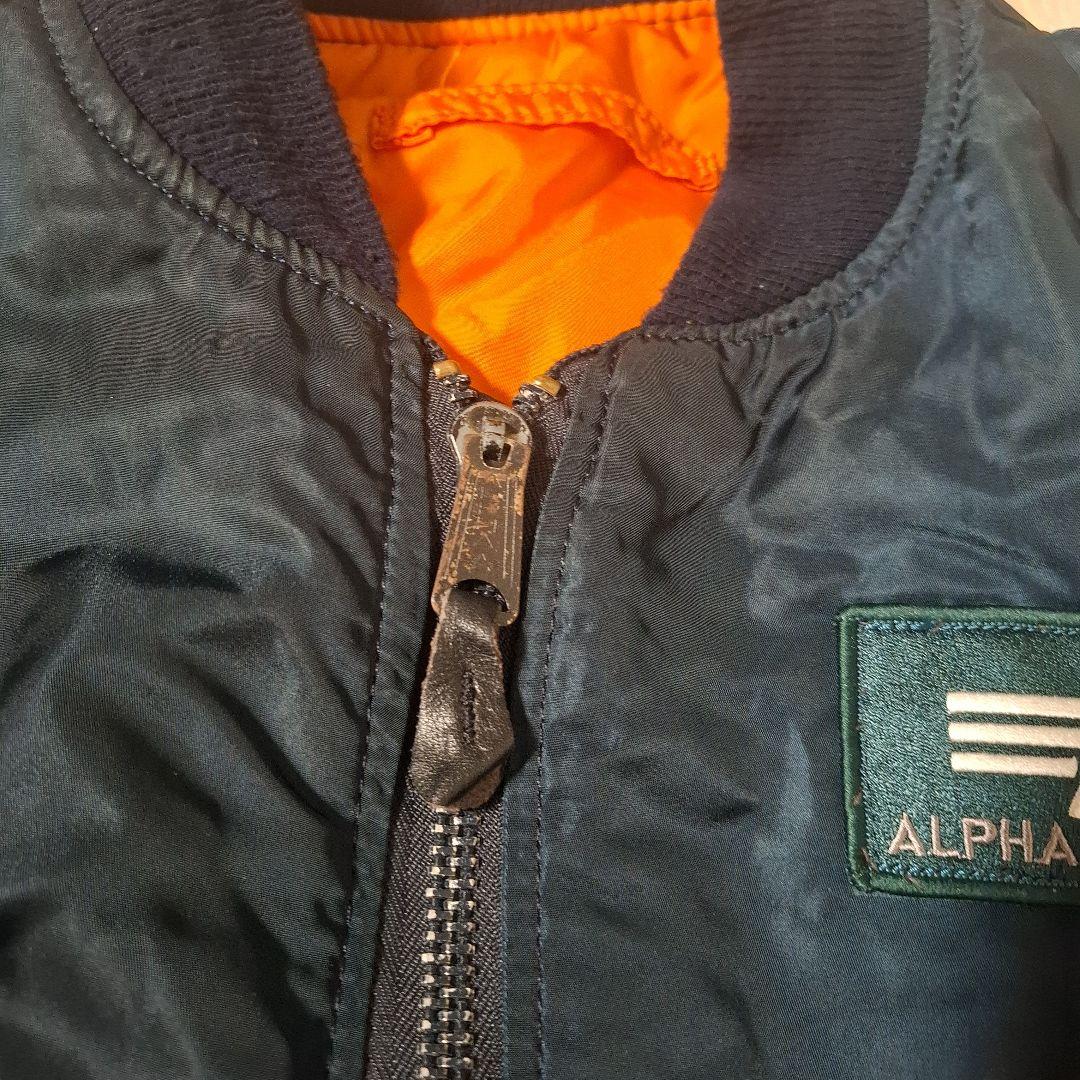 Alpha Industries MA-1 フライトジャケット ネイビー　USA