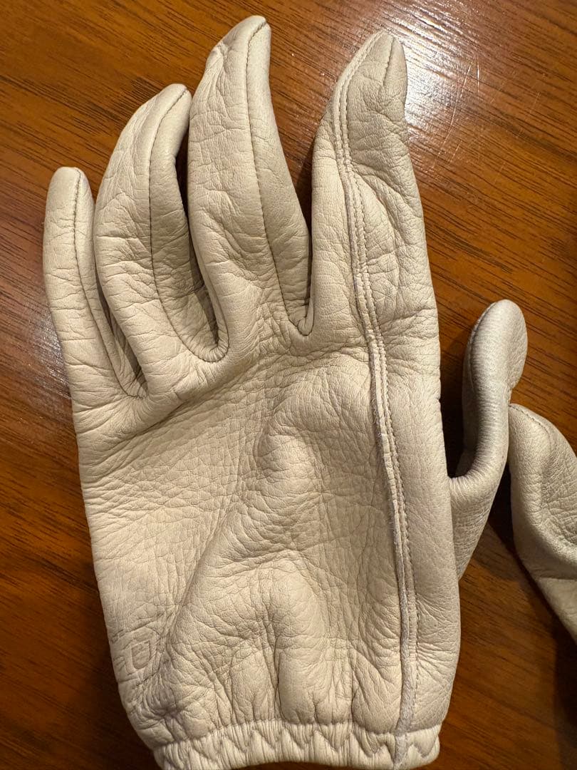 週末限定値下げ lamp gloves ショーティ グレージュ M