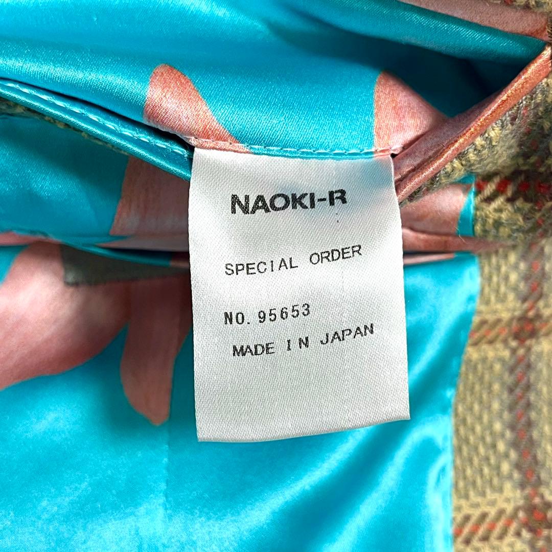 ✨未使用級✨NAOKI-R テーラードジャケット 裏地総柄 花柄 Mサイズ相当
