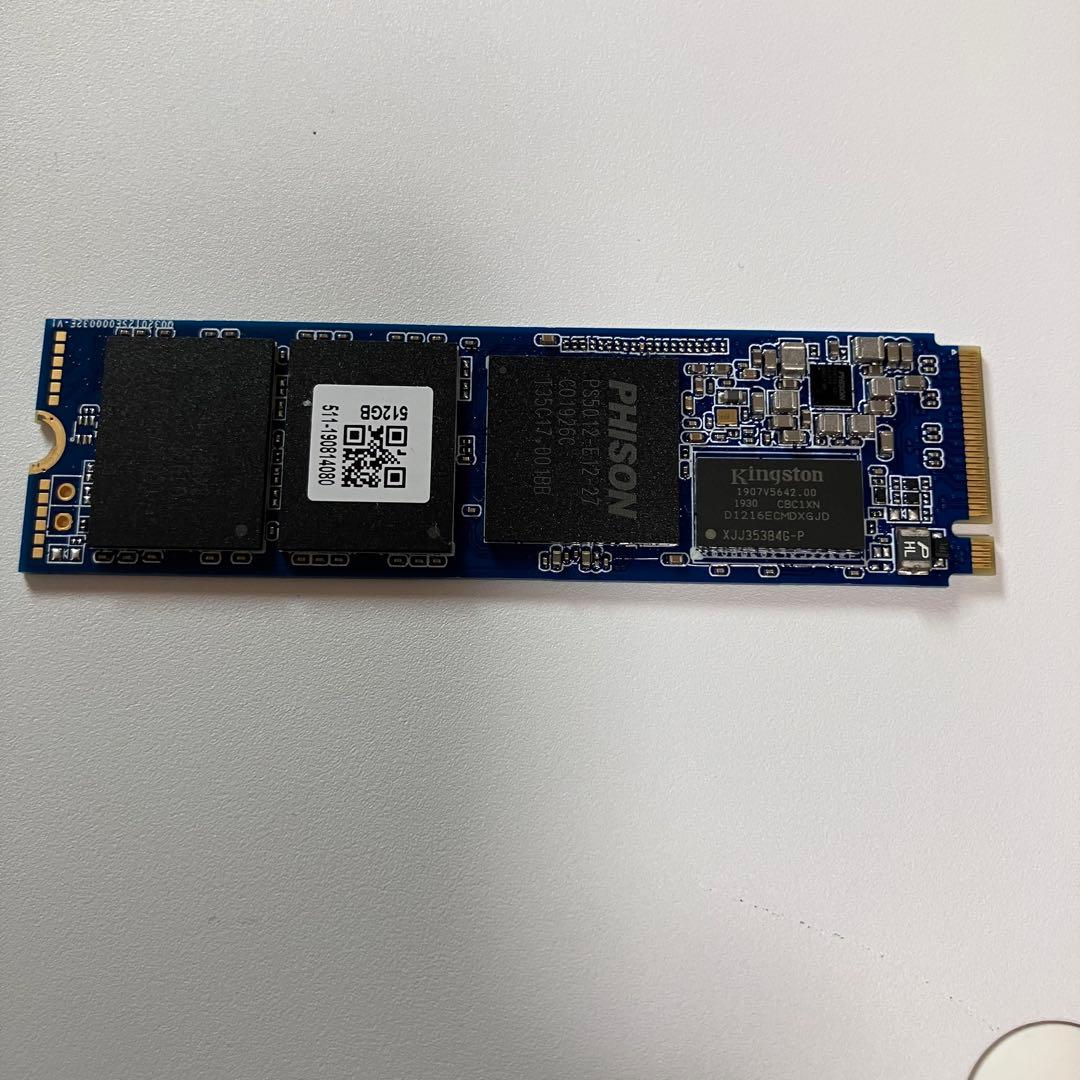 PS5012-E12 512GB M.2 NVMe SSD 動作確認済み⑦