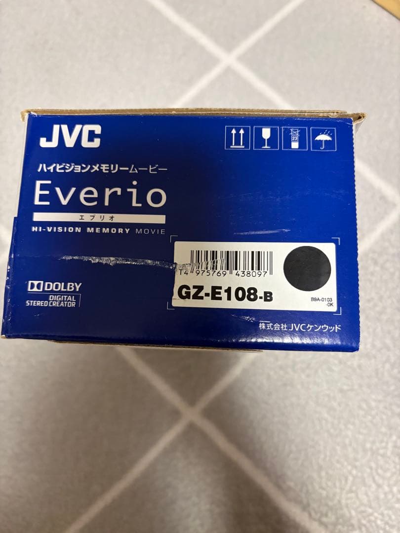 エブリオ　Everio GZ-E108-B （ブラック）ビデオカメラ