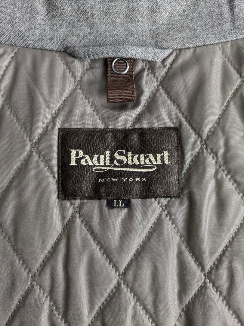Paul Stuart ライナー付 フーデッドコート メンズ XL ウール 美品
