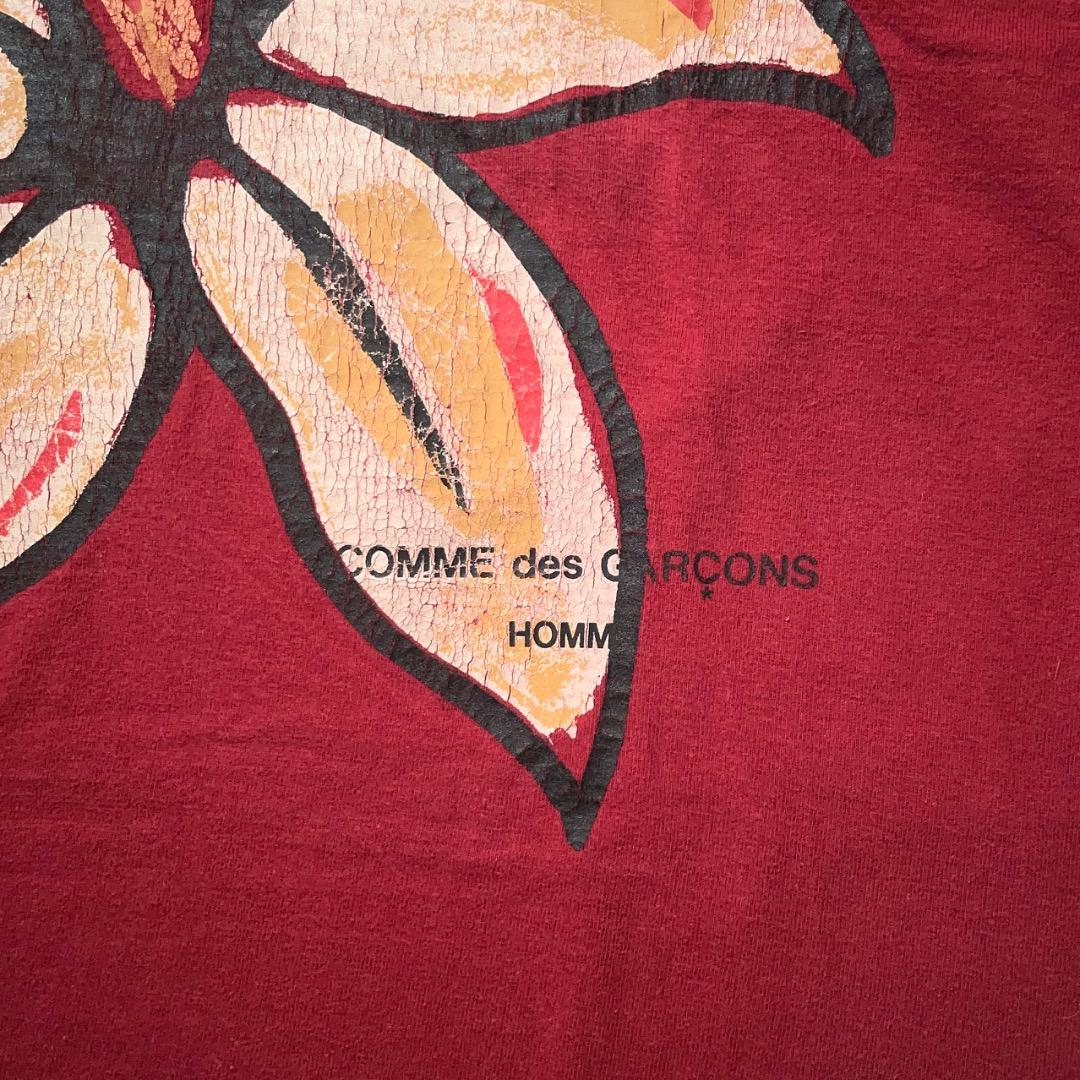 03ss COMME des GARCONS HOMME 花柄プリントカットソー