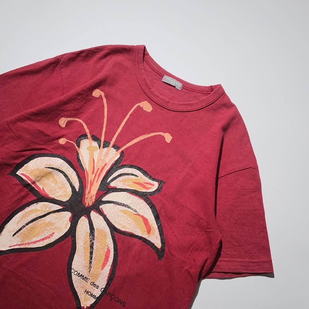 03ss COMME des GARCONS HOMME 花柄プリントカットソー