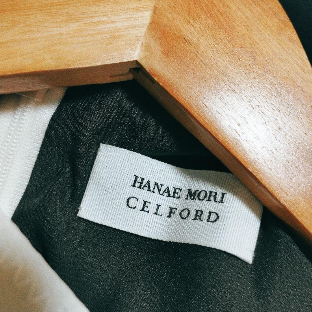 【CELFORD × HANAEMORI】ヨークデザインプリーツワンピース M