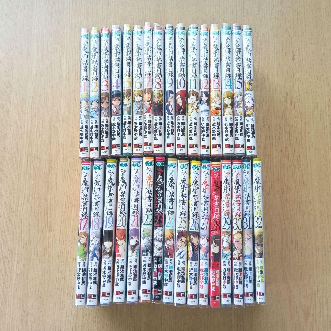 とある魔術の禁書目録 漫画 全32巻セット +おまけ付き