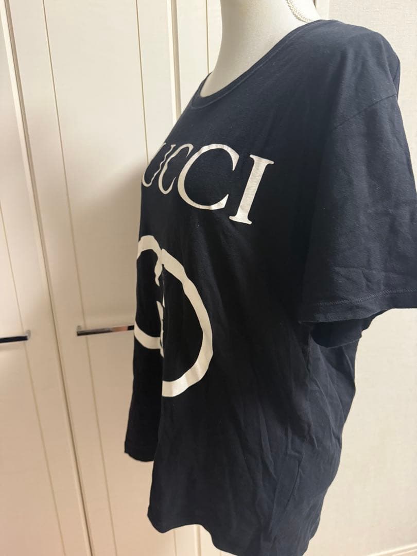 グッチ　インターロッキング G Tシャツ　18AW 半袖Tシャツ　ロゴプリント