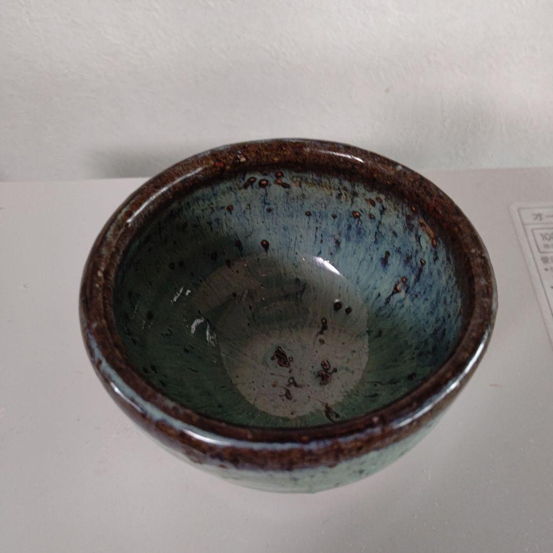 唐津焼き巨匠田中佐次郎　韓国亀山窯　口径8.5高さ7弱　美品