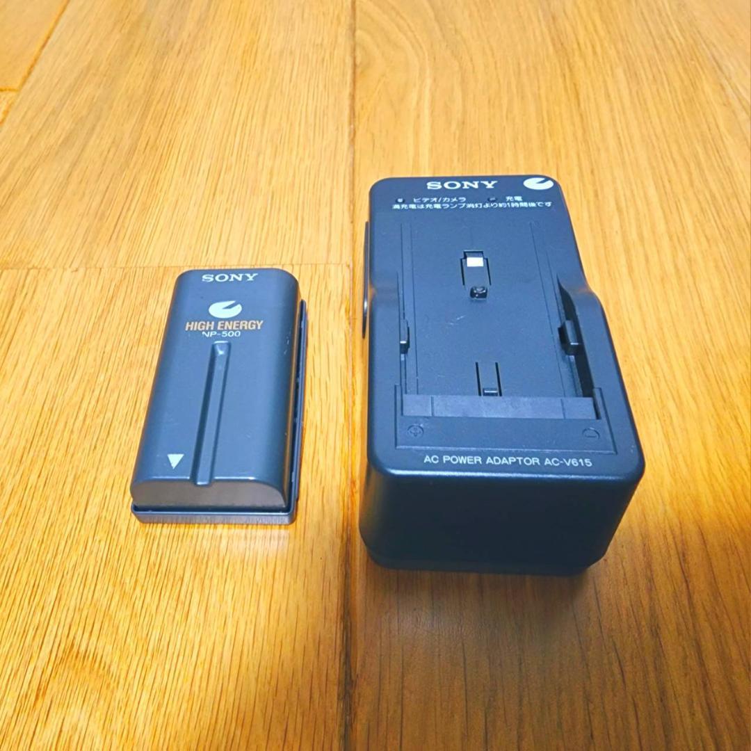 【動作確認済】SONY Hi8 高画質 ビデオカメラ AC アダプター セット