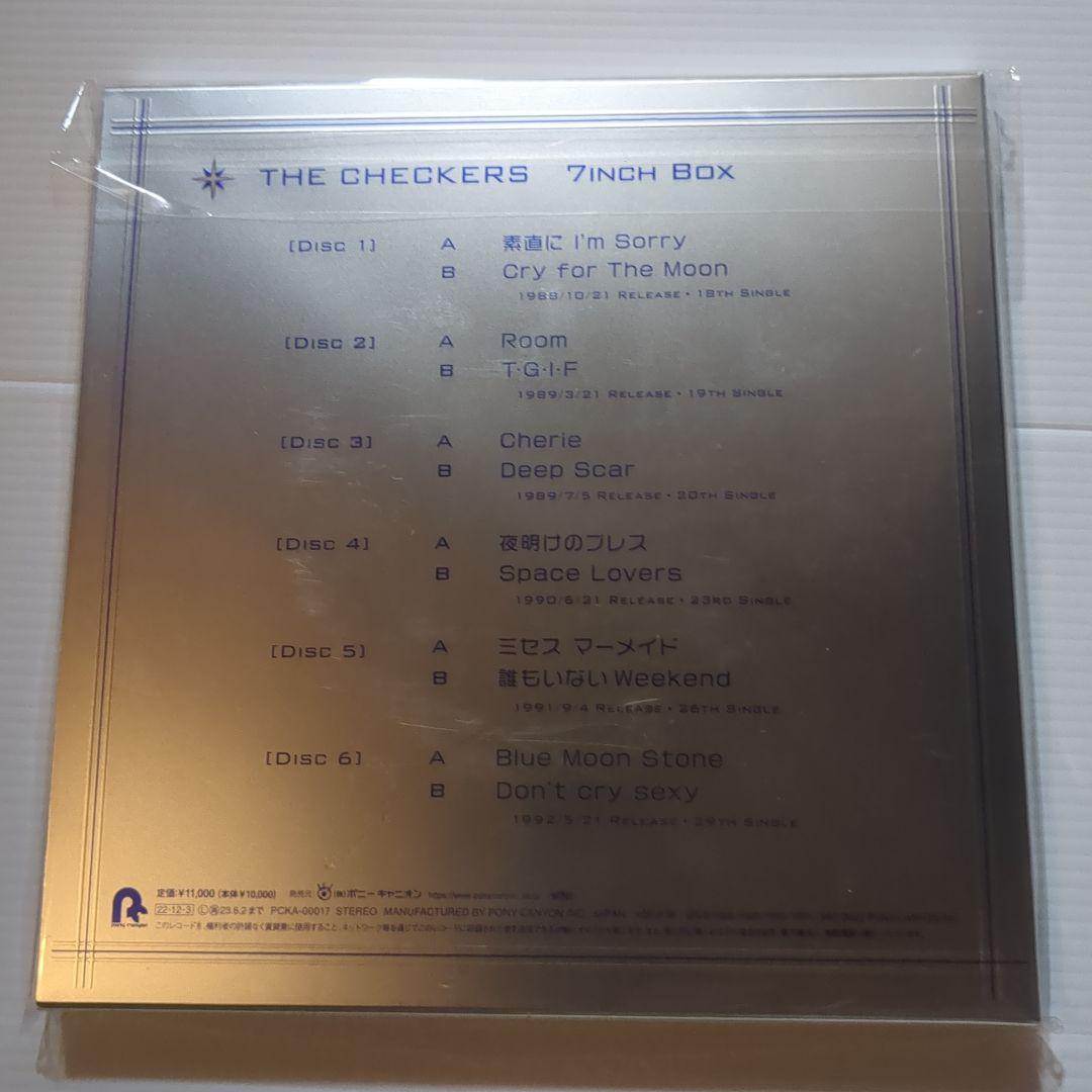 【新品・未開封】チェッカーズ 7インチBOX＜完全限定生産盤＞