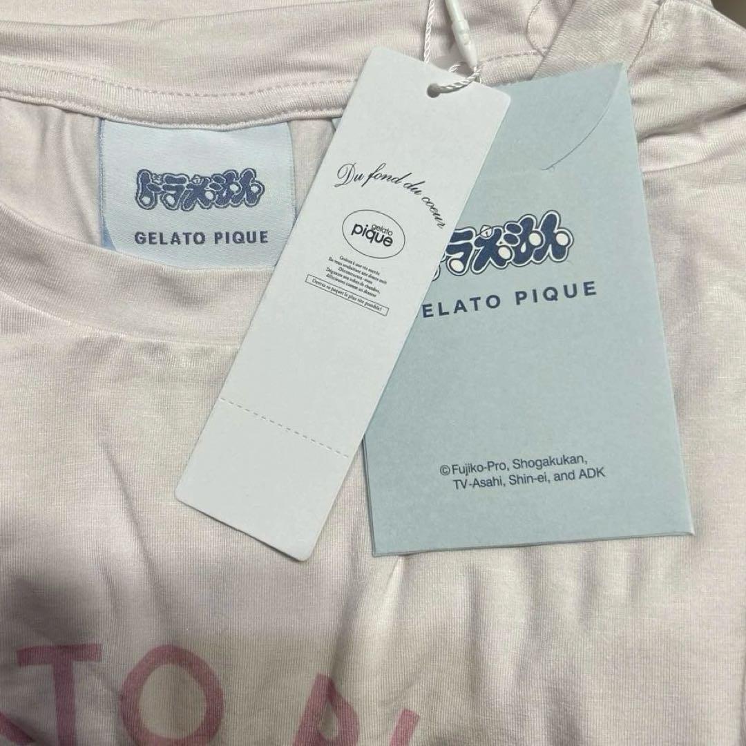 新品タグ付ジェラートピケ ドラえもん ドラミTシャツ＆ロングパンツ セットアップ