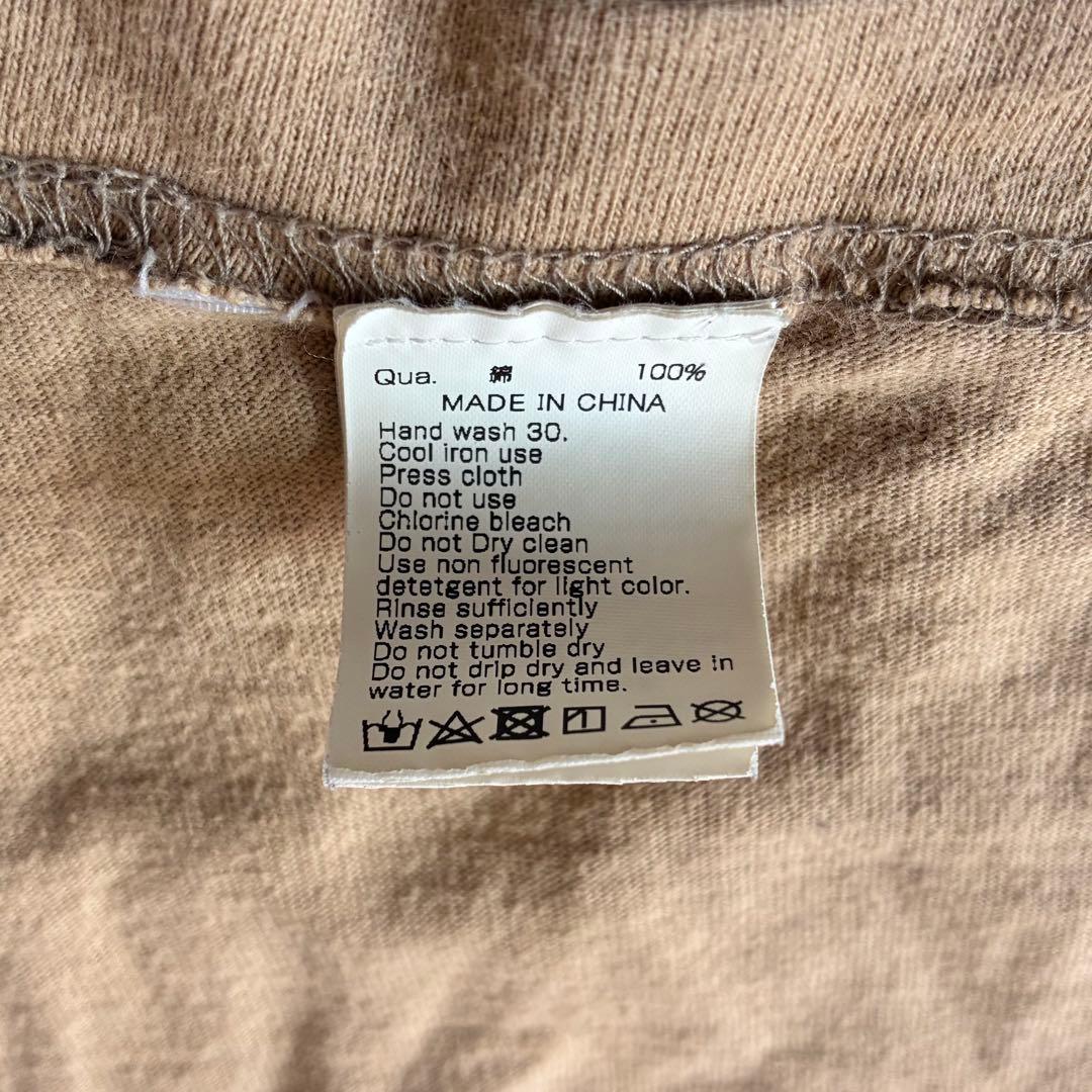 《状態良XLビッグシルエットコラボ》fr2エクストララージtシャツベージュ