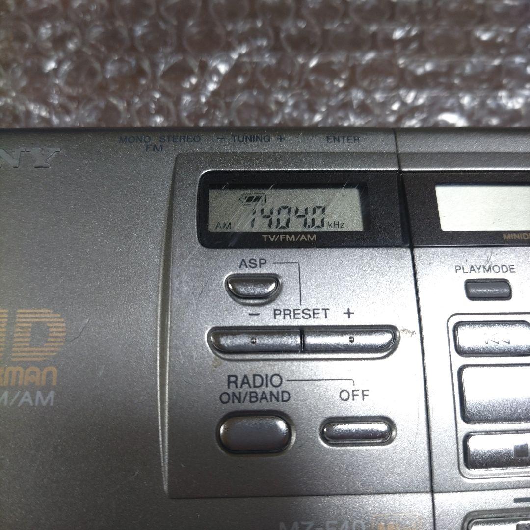 SONY　MDウォークマン　MZ-F40 管理ナンバー135