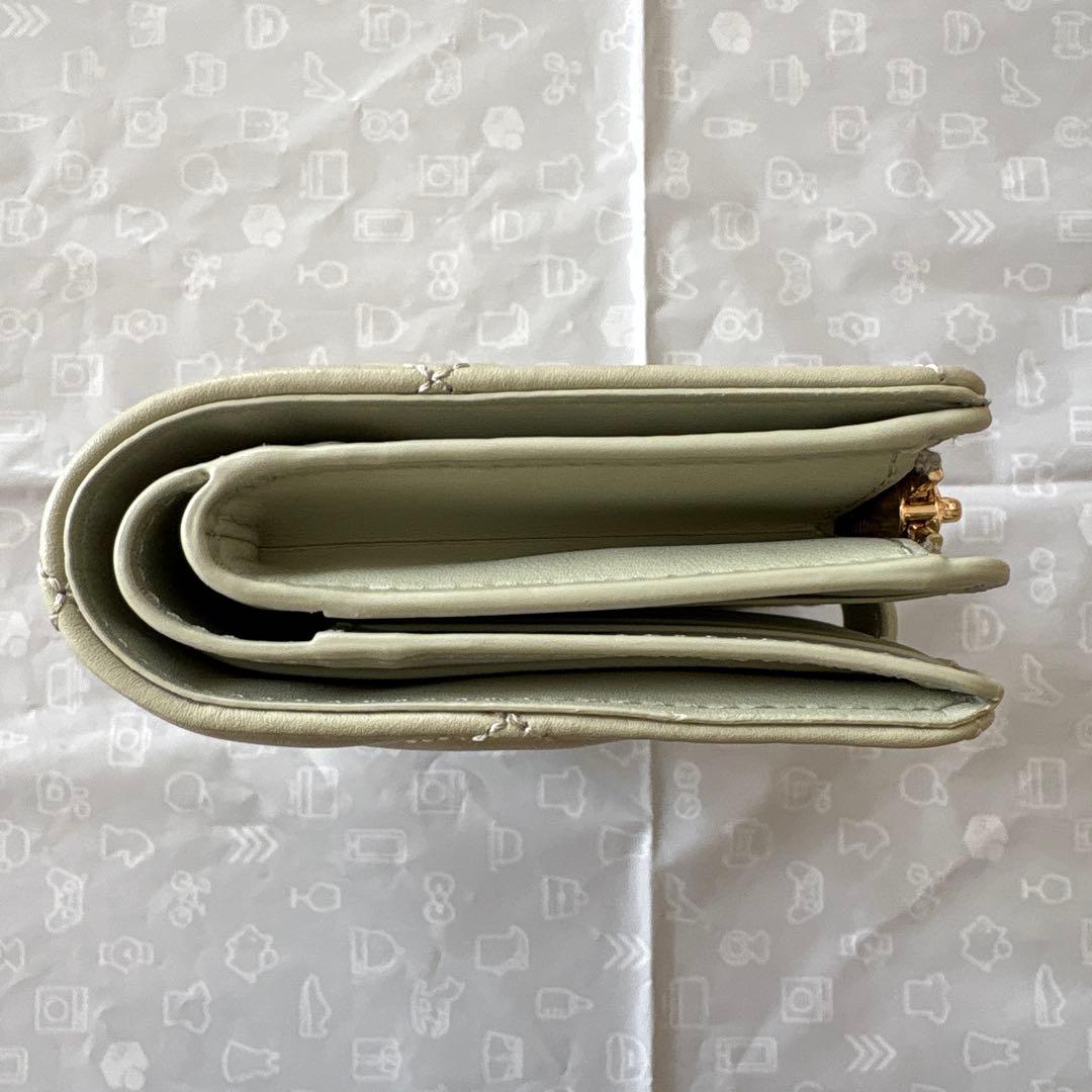 kate spade 二つ折り財布 ミントグリーン