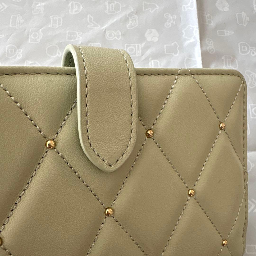 kate spade 二つ折り財布 ミントグリーン
