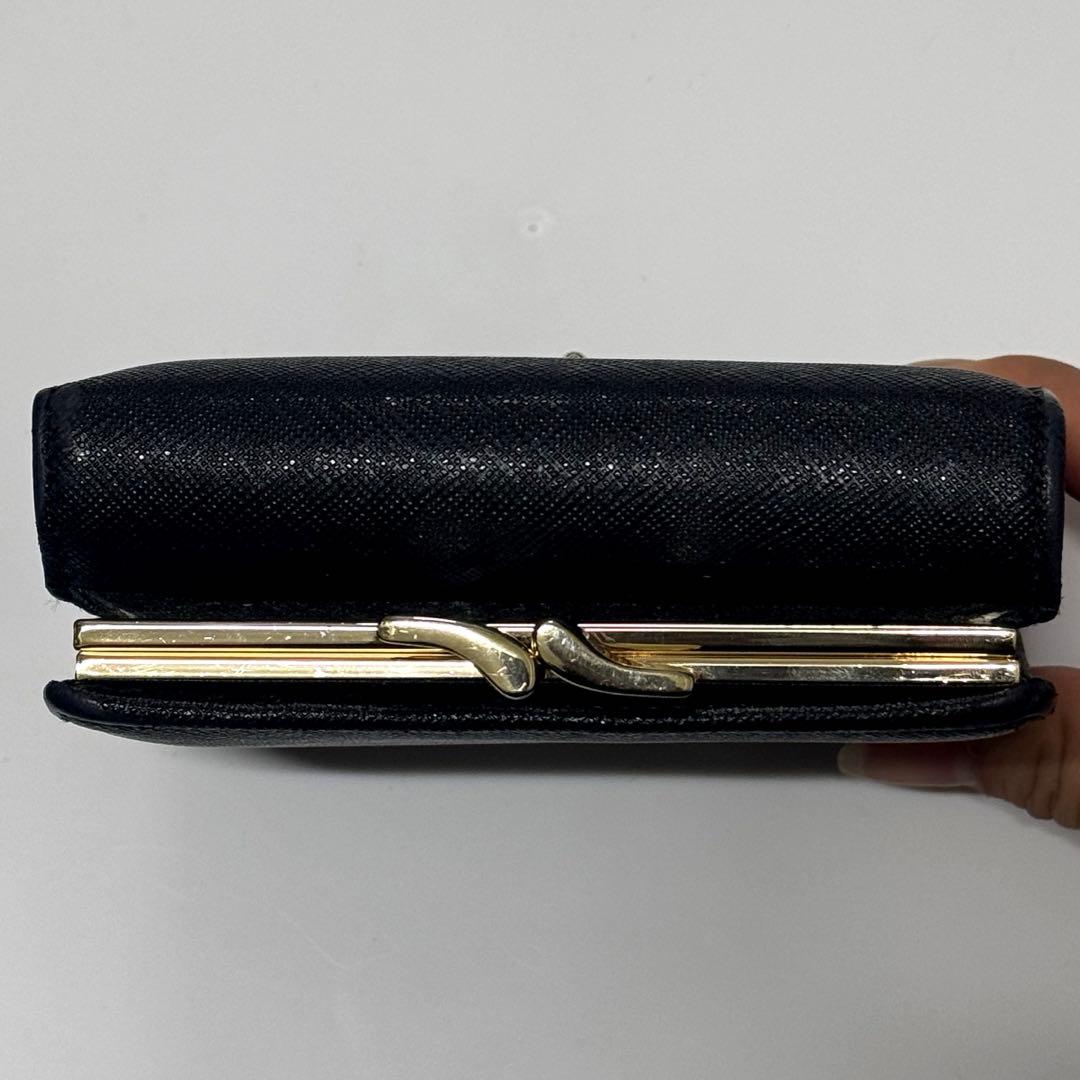 Vivienne Westwood ブラック 三つ折り財布