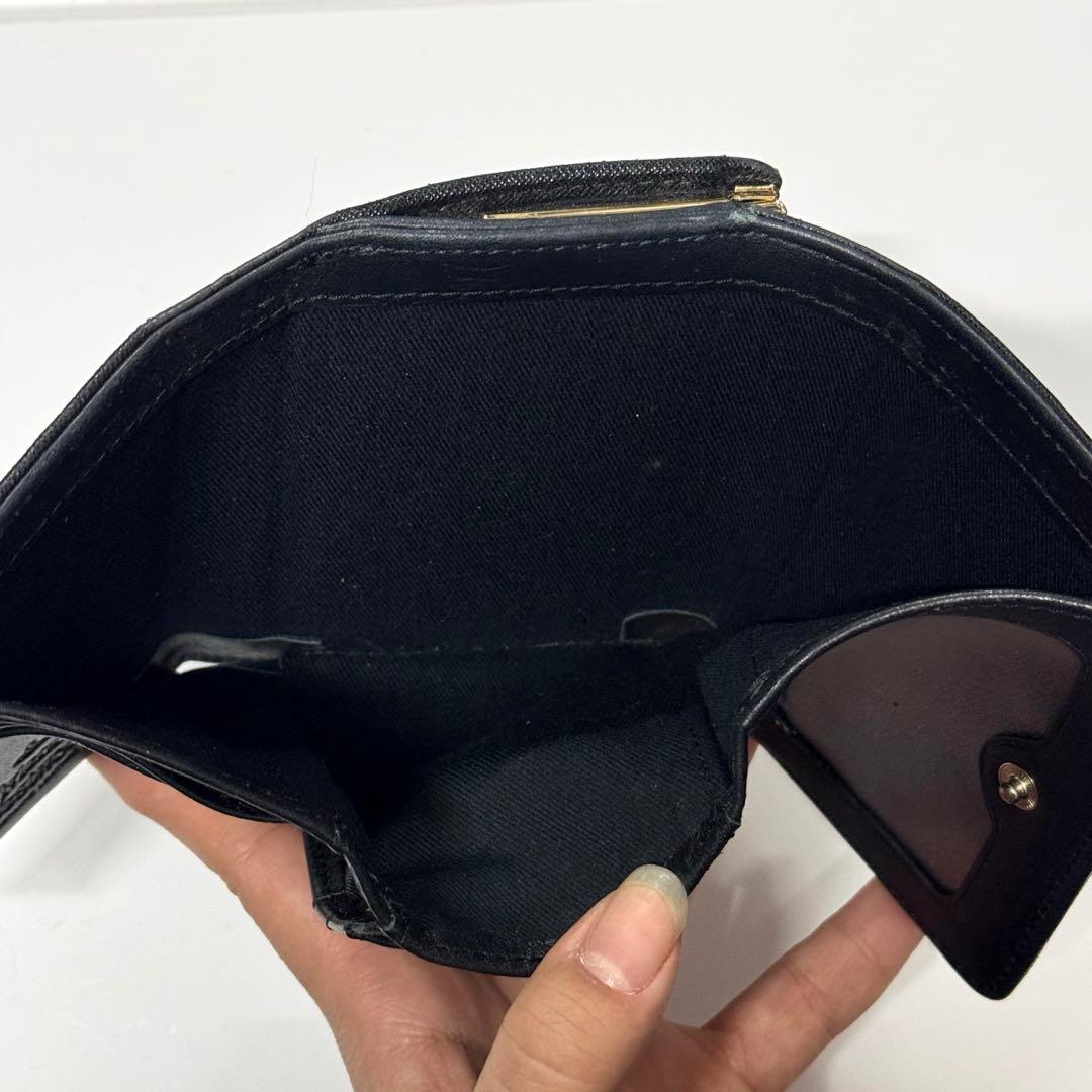 Vivienne Westwood ブラック 三つ折り財布