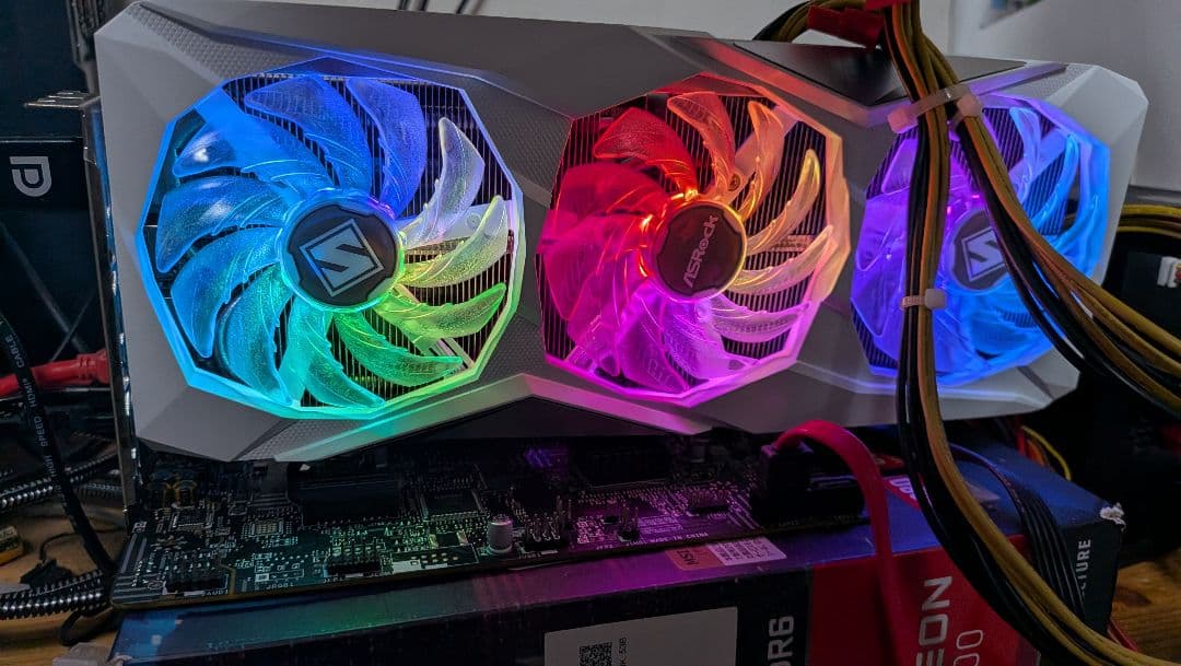 グラフィックボード・グラボ・ビデオカード RX6650XT Steel Legend