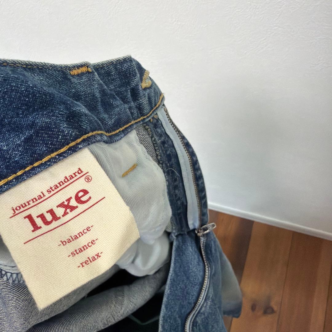 ジャーナルスタンダードラックス　13ozデニム　タックラウンドパンツ