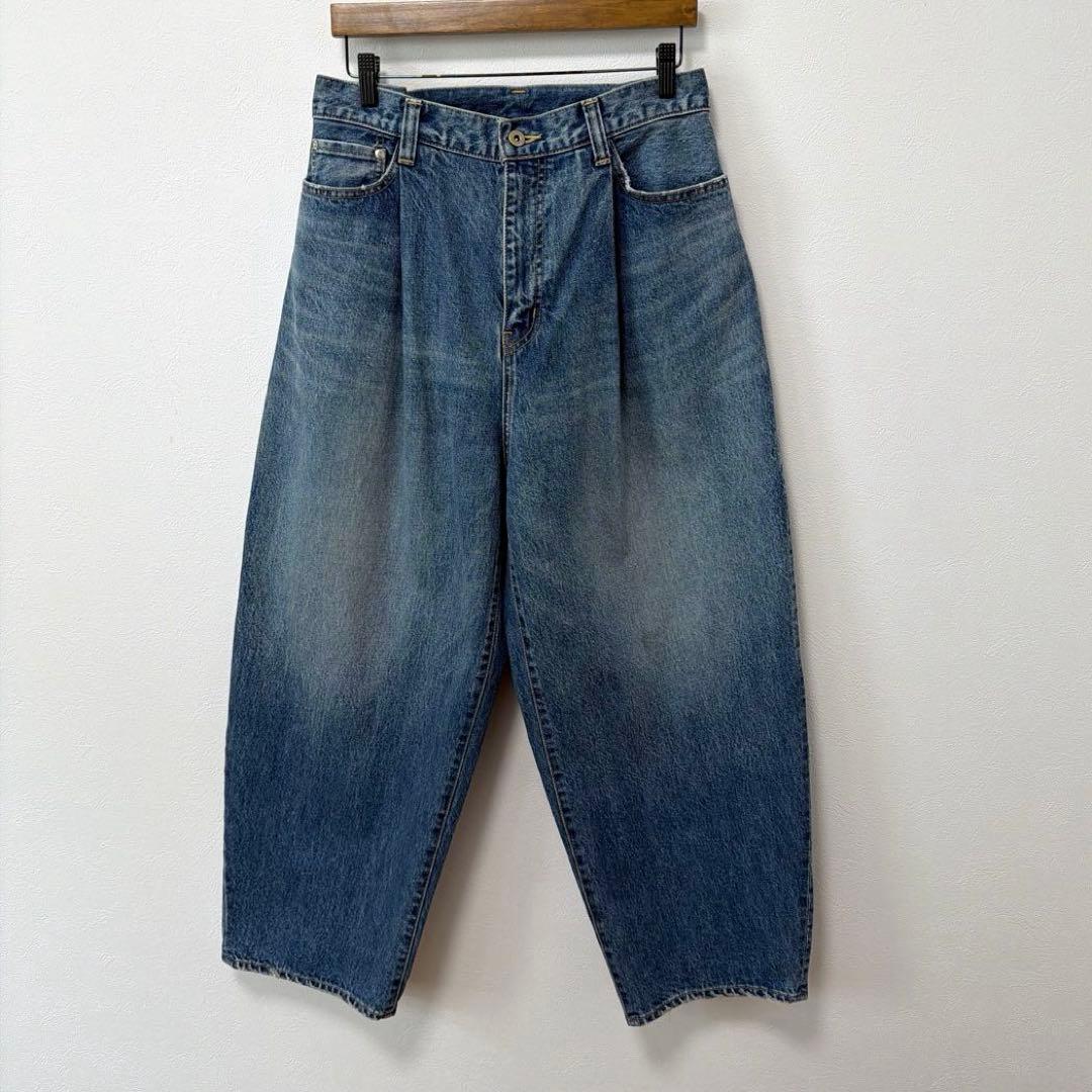 ジャーナルスタンダードラックス　13ozデニム　タックラウンドパンツ