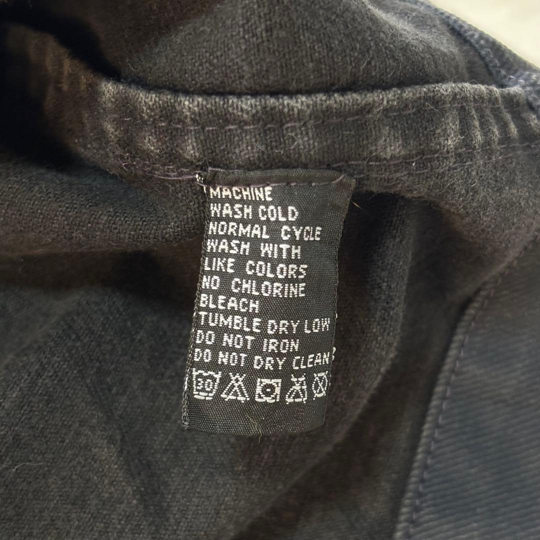 【90s】Ralph Lauren black denim mods coat