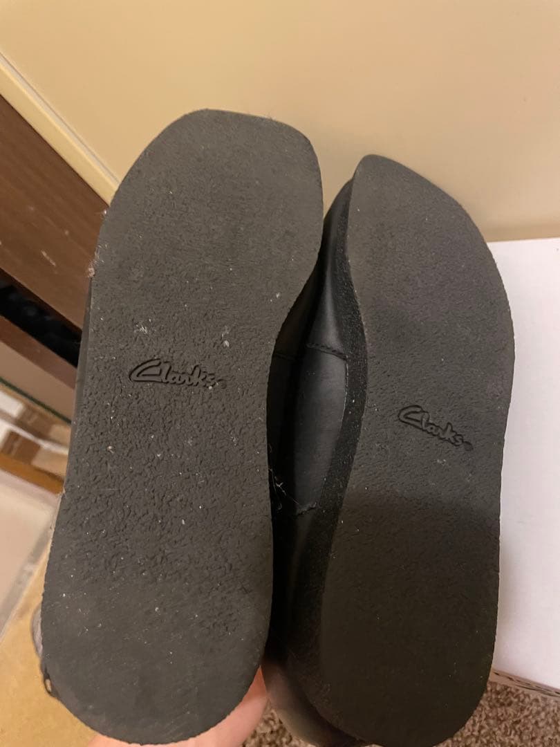 Clarks 黒 レザー