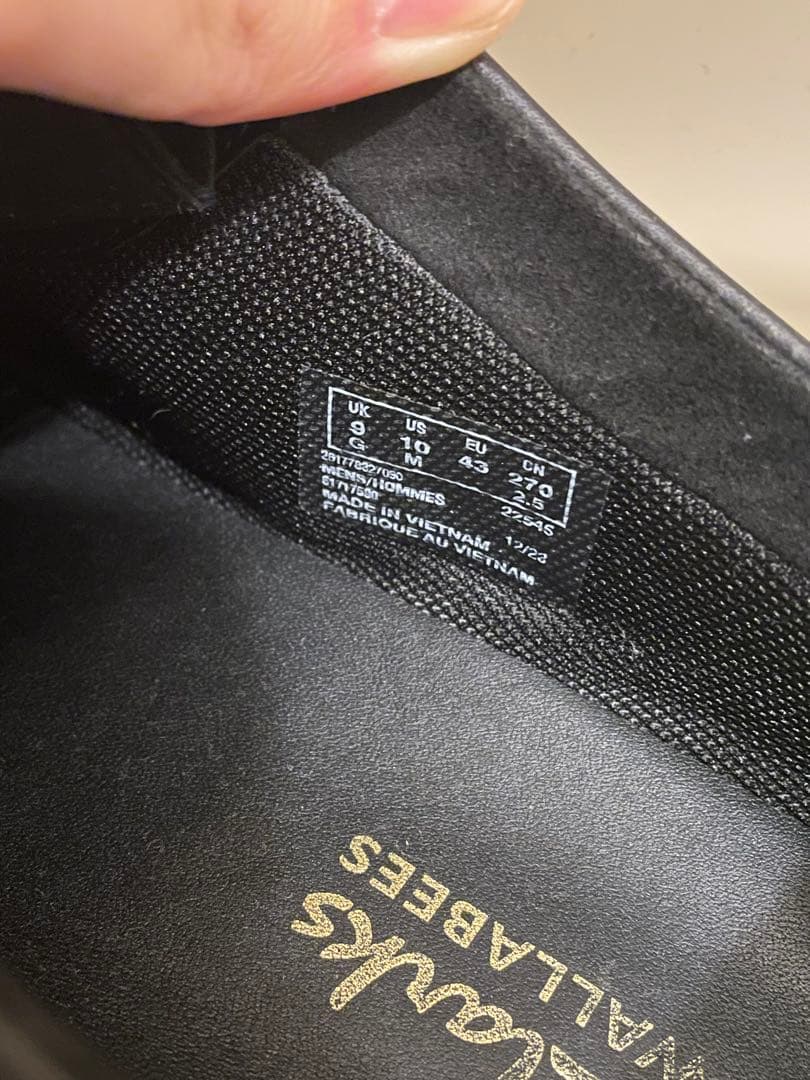 Clarks 黒 レザー