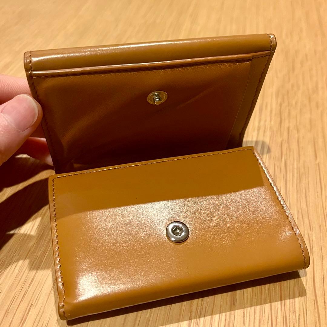 JIL SANDER キャメル 三つ折り財布