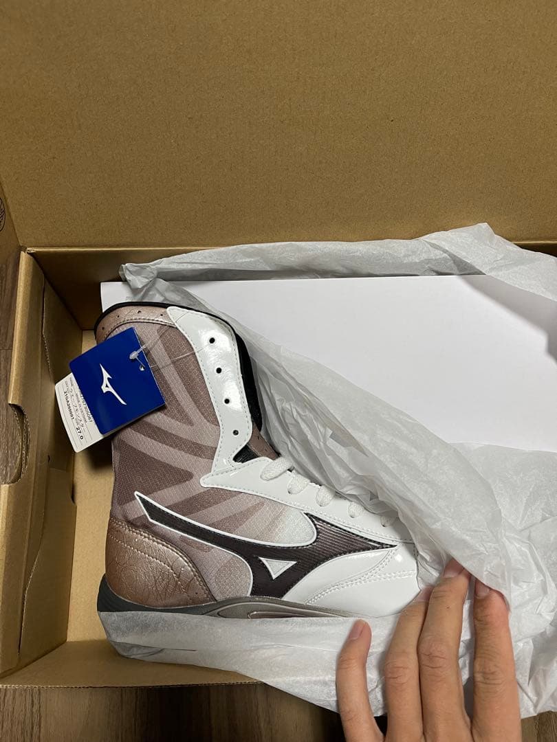 MIZUNO ボクシングシューズ ウエーブモンスターWhite 27.5cm