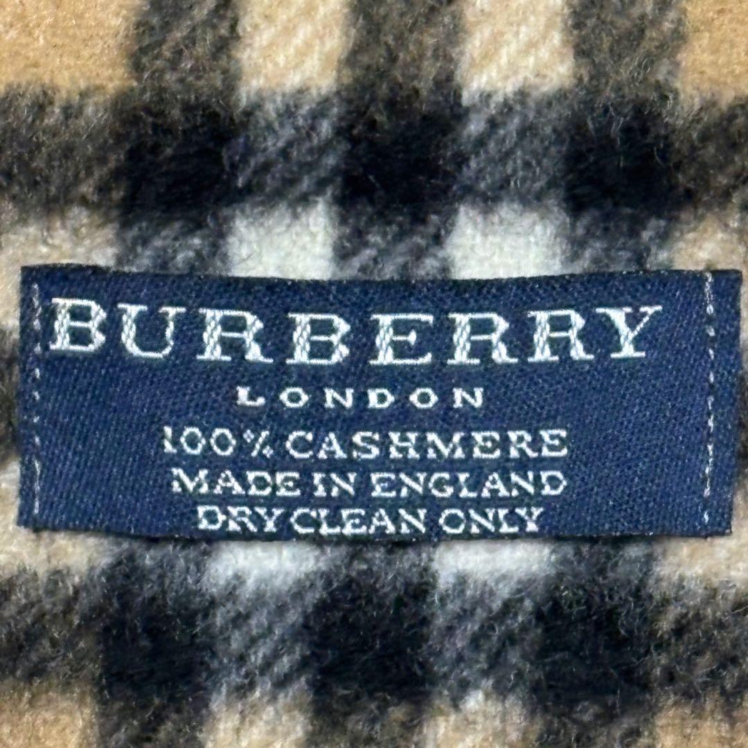 BURBERRY バーバリー　100% カシミア　マフラー　ノバチェック