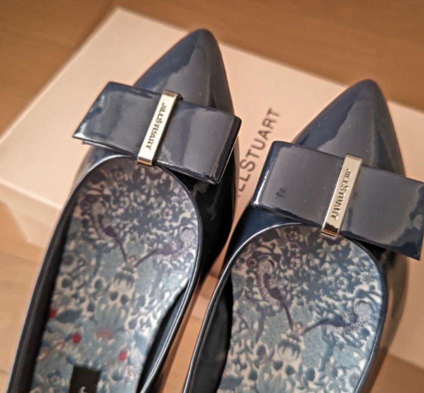 新品！JILLSTUART shoe リボンモチーフオールウェザー対応パンプス