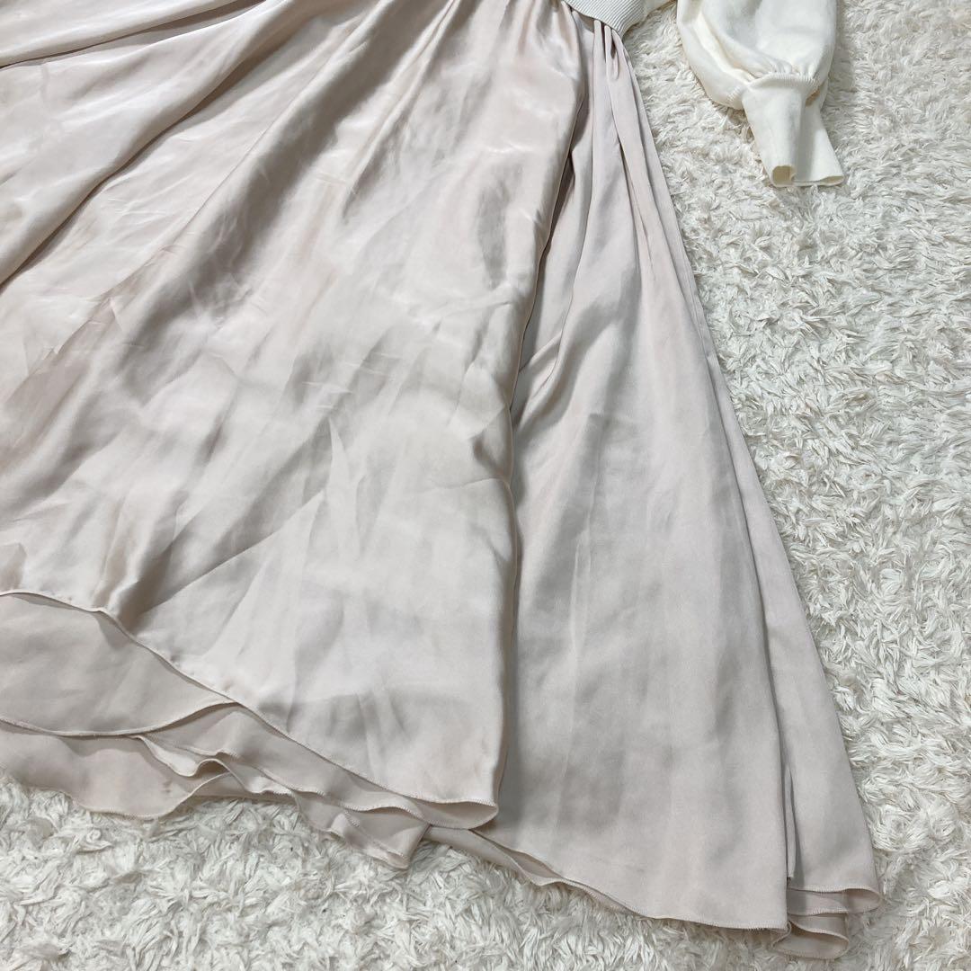 美品 CELFORD セルフォード カシュクールドッキング ワンピース 36