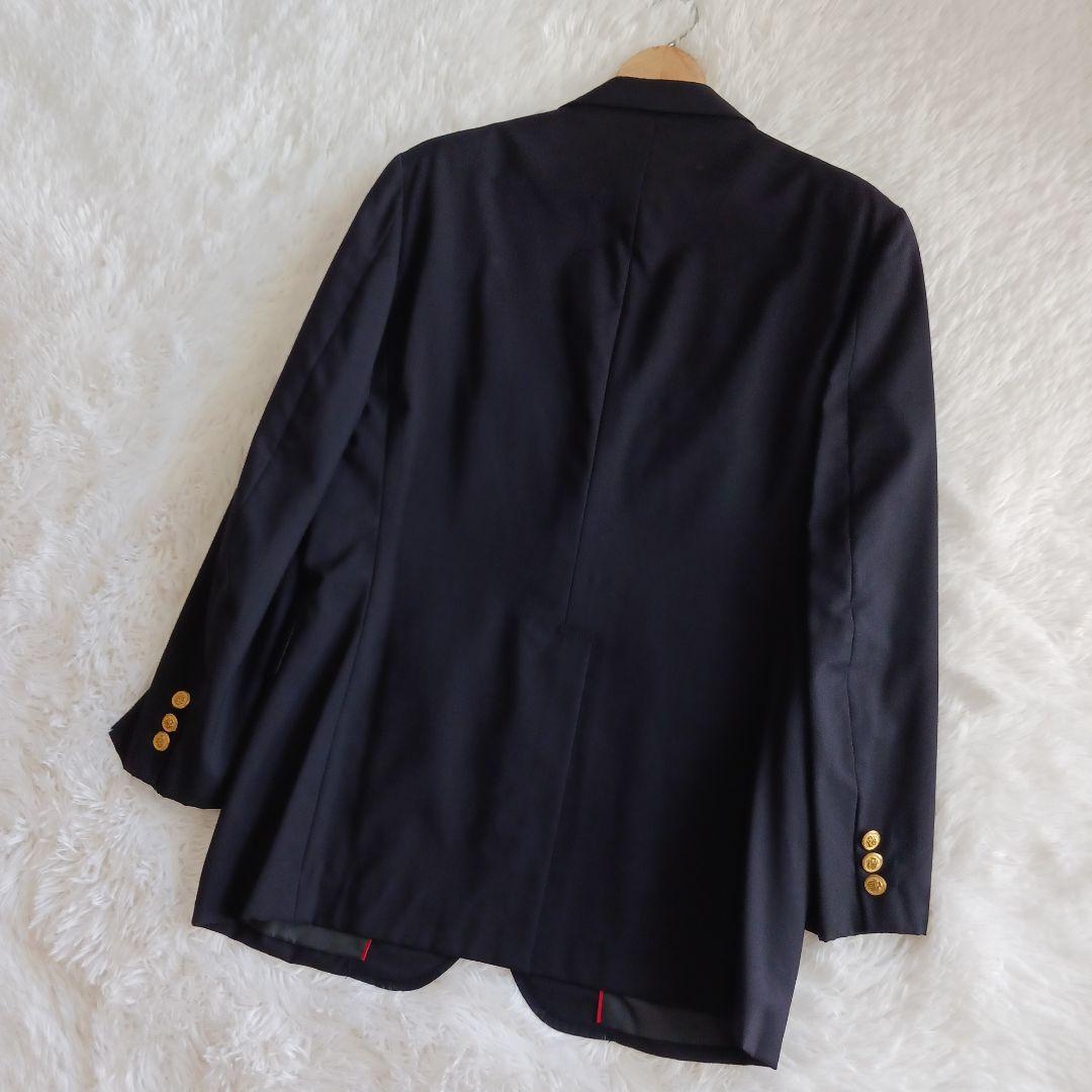 美品✨J.PRESS テーラード 紺ブレ 赤パイピング 金ボタン ネイビー L