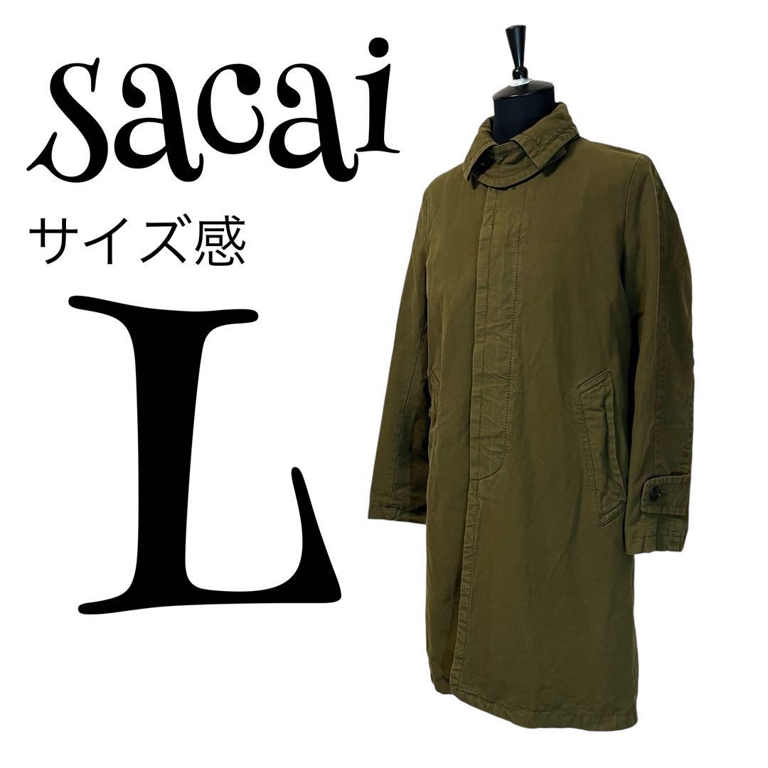 【最高級】【L】sacai♡サカイ モッズコート メンズ 裏地・チェック柄