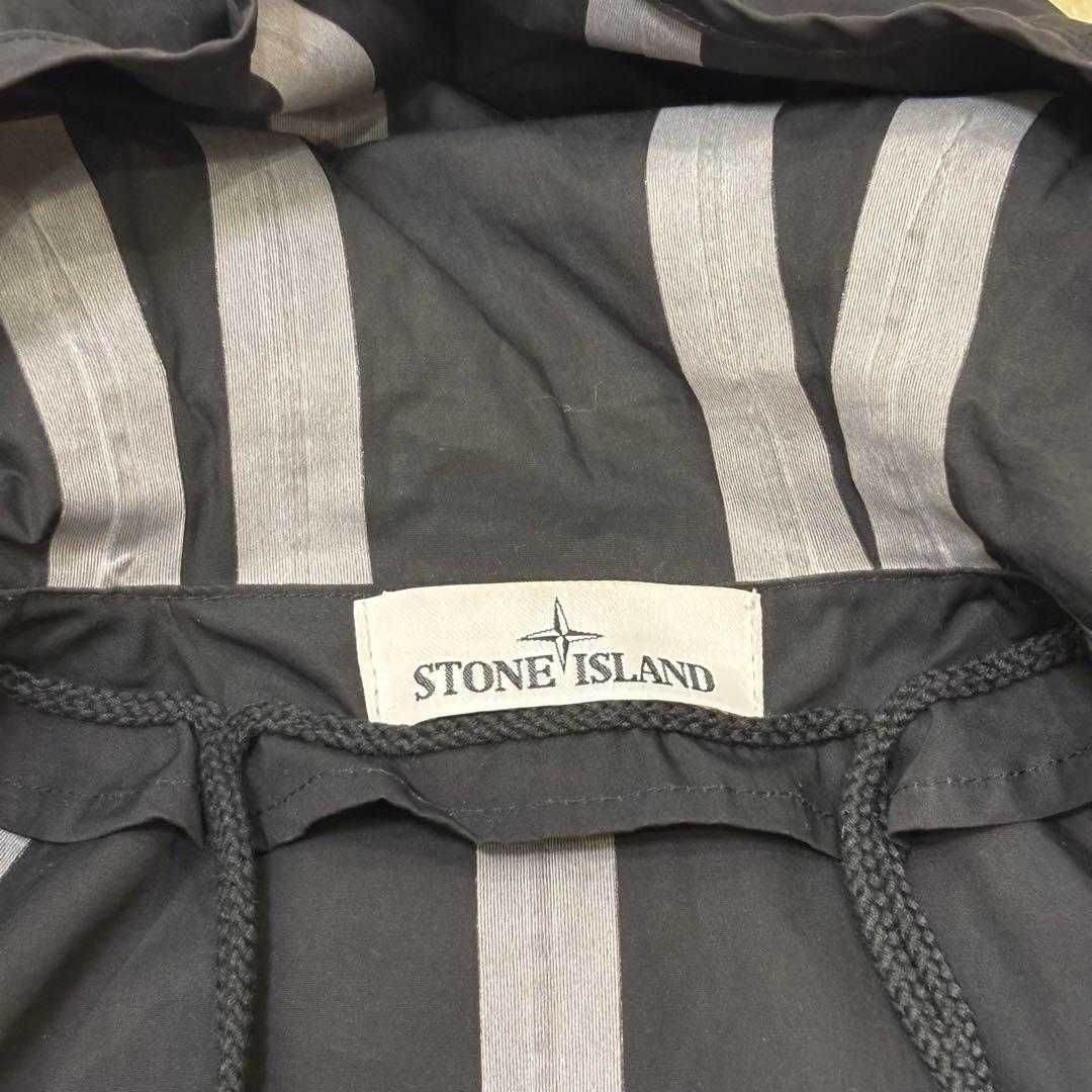 【16AW】Stone  ウォーターレペレントミリタリーコート黒M