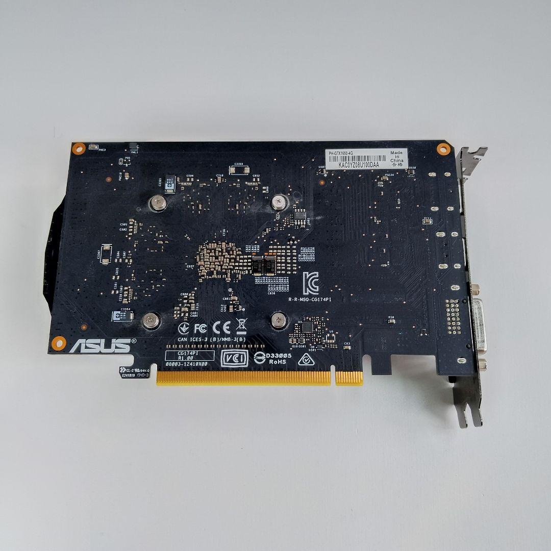 ASUS GeForce GTX 1650 4GB 動作確認済み 補助電源不要