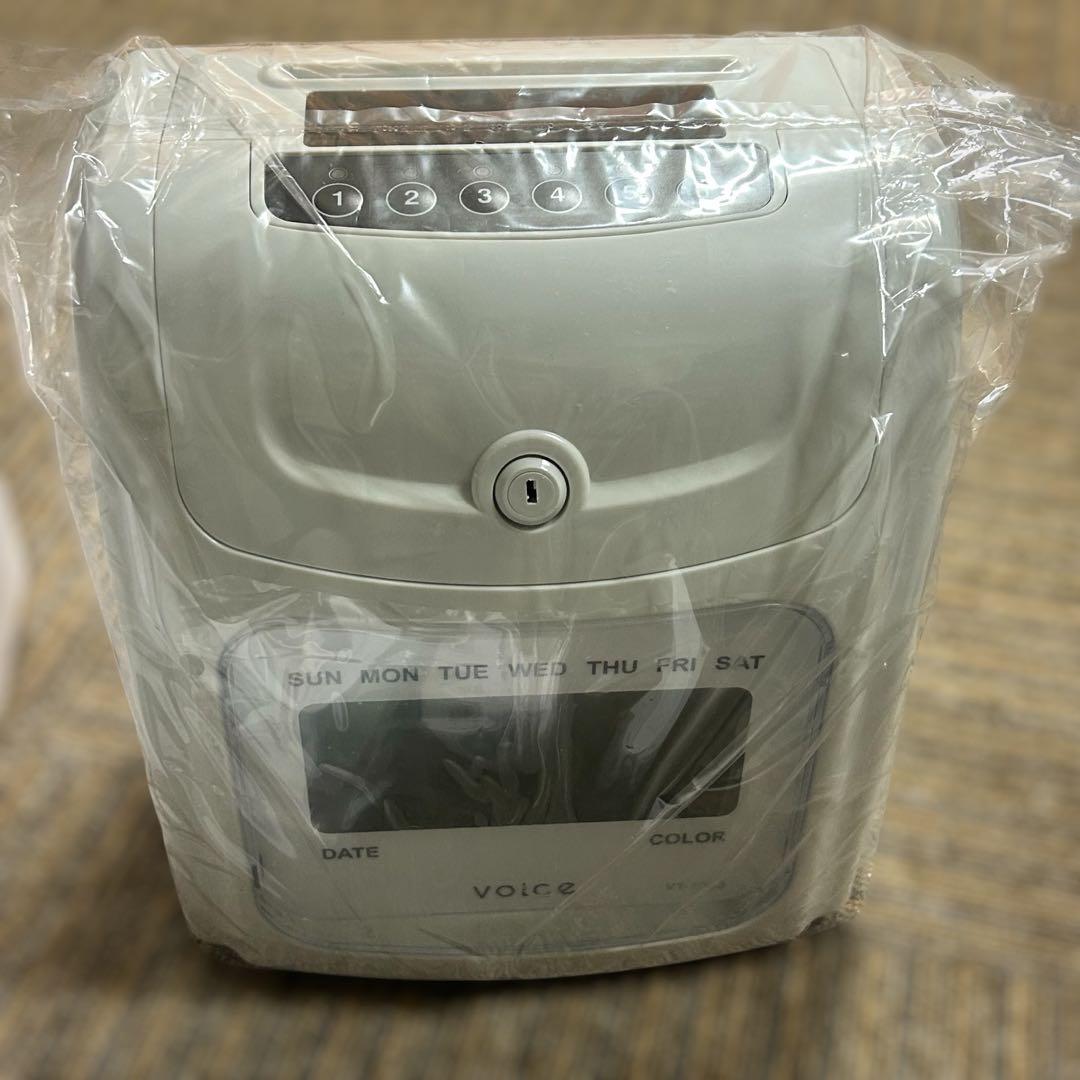 【新品未使用品】VOICEタイムレコーダーVT-1000 タイムカード・ラック付