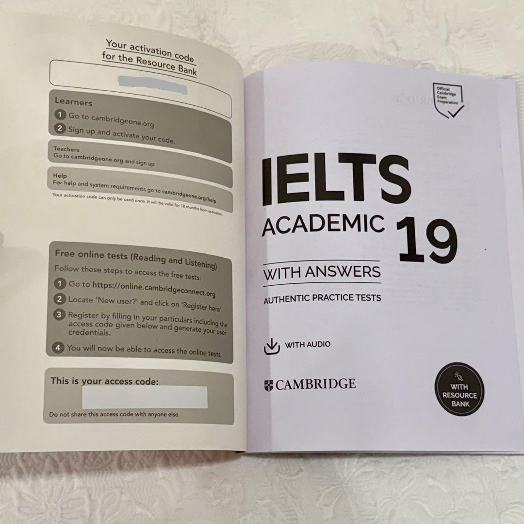 【新品未使用】IELTS公式問題集 18&19&20 セット