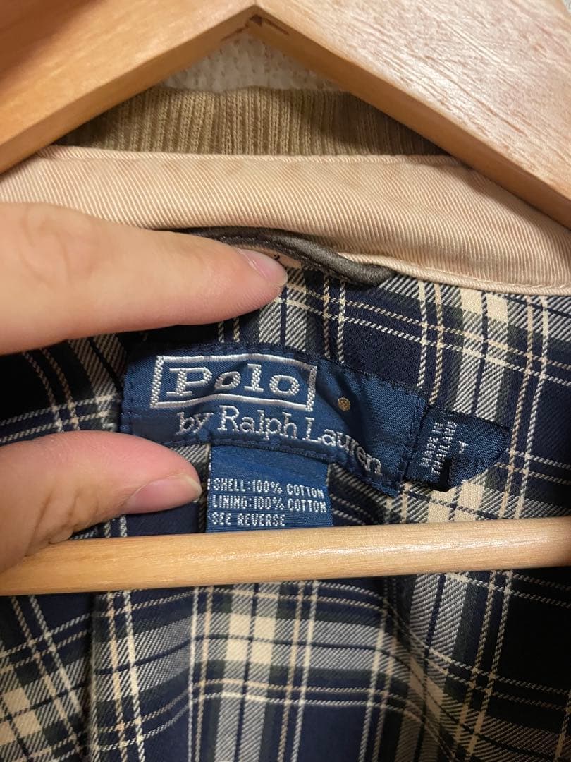 キ*ン様 ラルフローレン　スイングトップ　ベージュ　ブラウンRalph L